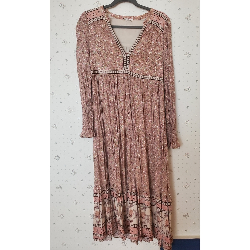 Boho floral dress